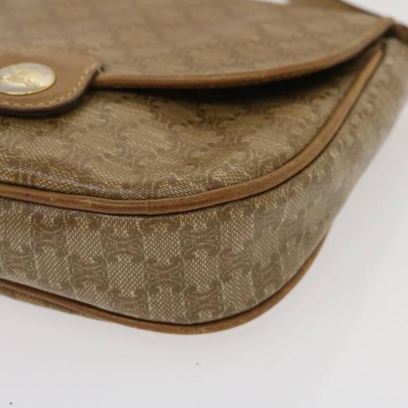 CELINE Macadam Canvas Shoulder Bag Beige Auth 29662 - Picture 14 of 16